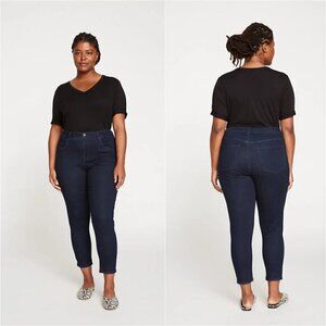 Universal Standard Seine High Rise Skinny Jeans 27 Inch Dark Indigo Size 12